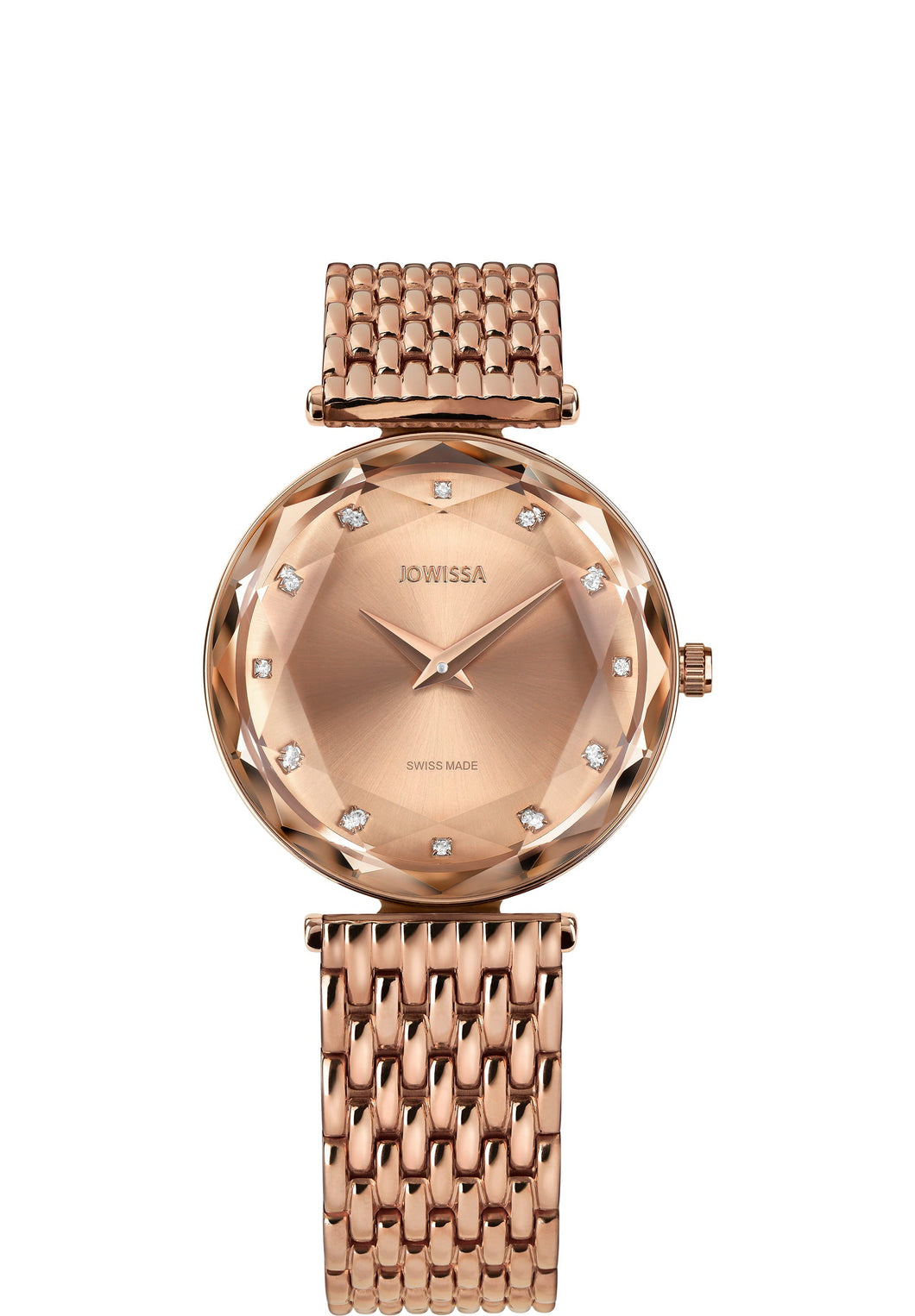 Facet Brilliant Swiss Ladies Watch Rose Gold