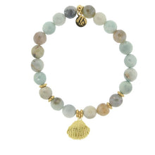 Load image into Gallery viewer, Seashell Gold Charm Bracelet - TJazelle