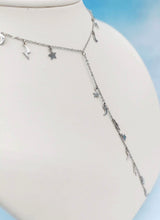 Load image into Gallery viewer, Celestial Y Chain Necklace - Sterling Silver