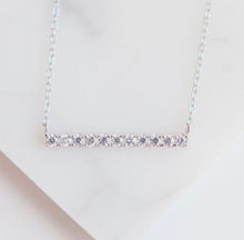 Load image into Gallery viewer, Pavé Bar Layering Necklace