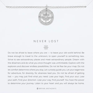 Never Lost Compass Necklace  - Bryan Anthony