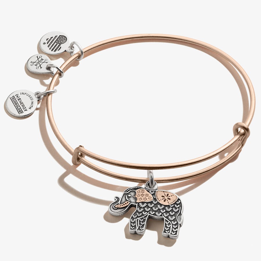 Elephant Charm Bangle - Alex and Ani