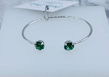 Load image into Gallery viewer, Erinite Swarovski Balance Cuff Bangle - Marie&#39;s Exclusive Color