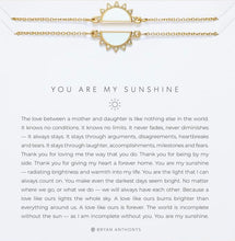 Load image into Gallery viewer, You Are My Sunshine Necklace