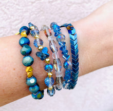 Load image into Gallery viewer, River Blue $10 Stretch Bracelet