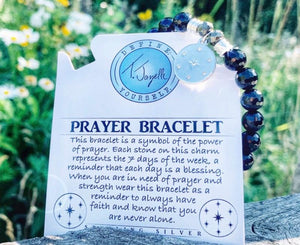 Prayer Sterling Silver Charm Bracelet - TJazelle