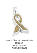 Load image into Gallery viewer, Bermuda - Breast Cancer Ribbon Beach Bangle Bracelet