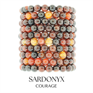 Sardonyx Courage Stacker Bracelet - TJazelle *retired*