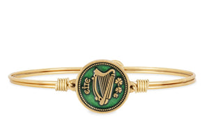 Irish Harp Bangle Bracelet