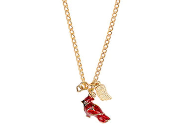 Red Cardinal Necklace Luca and Danni – Marie's Jewelry Store