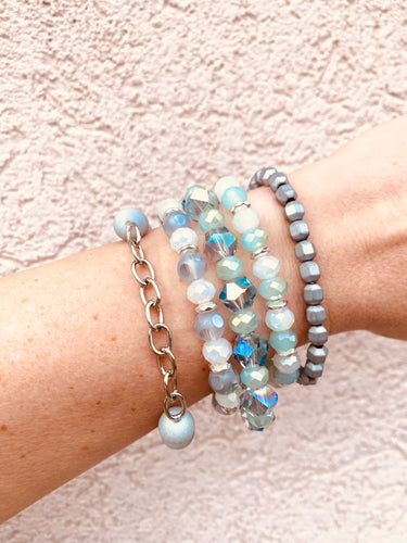 Oasis Mint Turquoise  $10 Stretch Bracelet