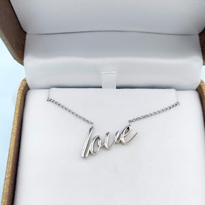 Love - Sterling Silver Necklace