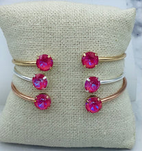 Load image into Gallery viewer, Lotus Pink Swarovski Balance Bangle - Marie&#39;s Exclusive Color