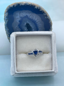 Intuitive Iolite Ring - 10K White Gold