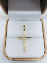 Load image into Gallery viewer, 14K Solid Gold Cross Pendant