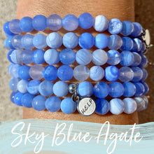 Load image into Gallery viewer, Besties - Sky Blue Agate Stacker *RETIRED*
