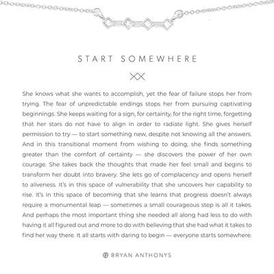 Start Somewhere Necklace- Bryan Anthony