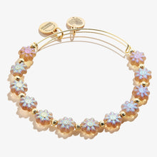 Load image into Gallery viewer, Daisy Beaded Charm Bangle Iridescent - Alex and Ani