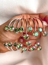 Load image into Gallery viewer, Emerald Preciosa Swarovski Balance Cuff Bangle