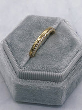 Load image into Gallery viewer, Yellow Gold Diamond Accented Band