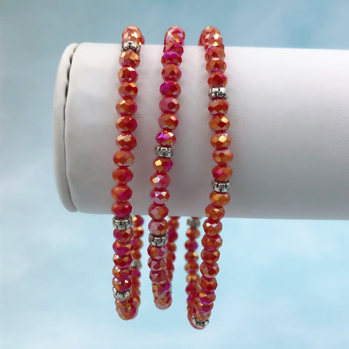 Bright Coral - Crystal Stacker