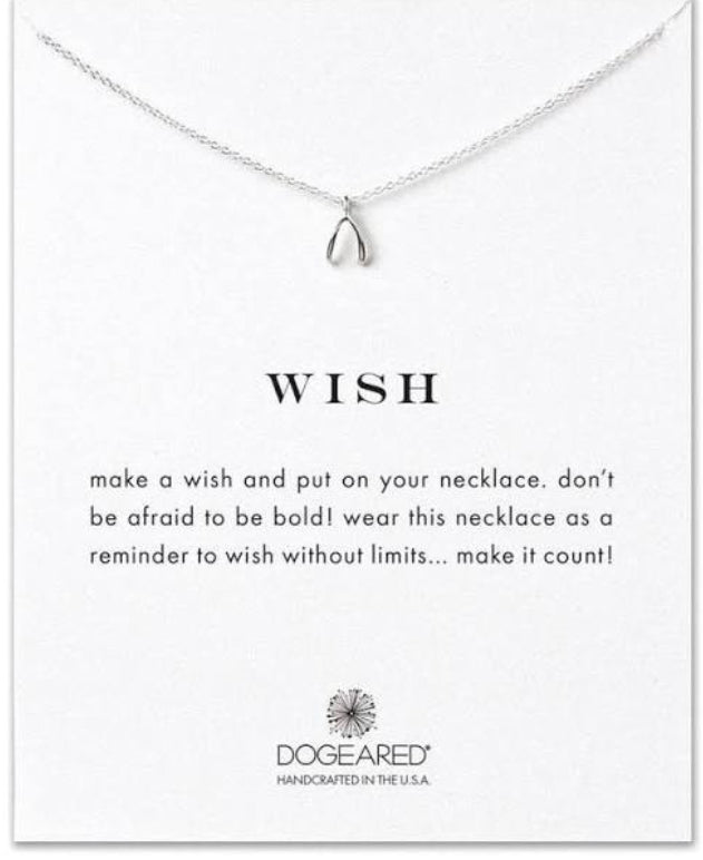 Dogeared Make A Wish Necklace