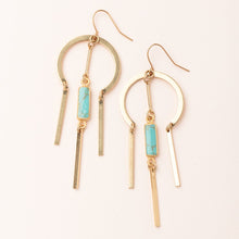 Load image into Gallery viewer, Dream Catcher Stone Earring