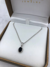 Load image into Gallery viewer, Onyx Sterling Silver Necklace