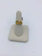 Load image into Gallery viewer, 18k Yellow Gold Two Hearts Citrine Ring