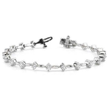 Load image into Gallery viewer, WHITE GOLD DIAMOND BRACELET