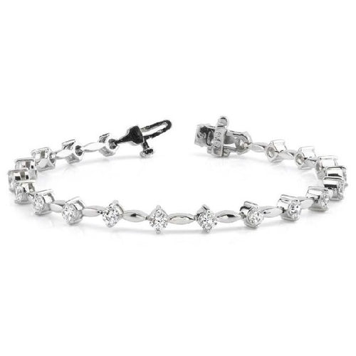 WHITE GOLD DIAMOND BRACELET