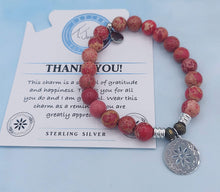 Load image into Gallery viewer, &quot;Thank You&quot; Silver Charm Bracelet - TJazelle