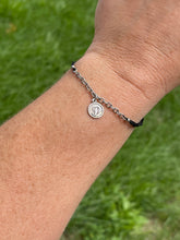 Load image into Gallery viewer, Adjustable Letter Expandable P bracelet- Alex and Ani