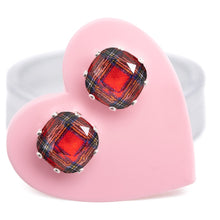 Load image into Gallery viewer, Plaid You’re Here Mini Cushion - JoJoLovesYou