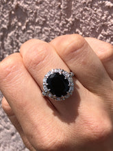 Load image into Gallery viewer, Contrast Onyx Ring - 14K White Gold