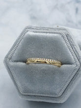 Load image into Gallery viewer, Yellow Gold Diamond Accented Band