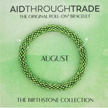 Load image into Gallery viewer, August Birthstone Bracelet - Roll On