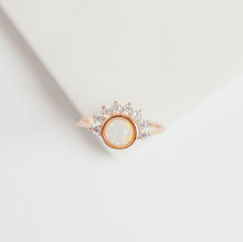 Load image into Gallery viewer, Lois Ring in White Opal - Chloe &amp; Lois