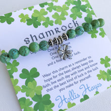 Load image into Gallery viewer, Four Leaf Clover Beaded Bracelet
