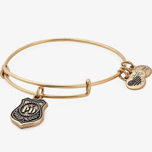 Load image into Gallery viewer, Law Enforcement PD Charm Bangle Bracelet - Alex and Ani