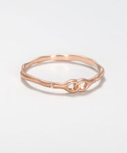 Load image into Gallery viewer, Infinite Love Skinny Band - 14K Rose Gold
