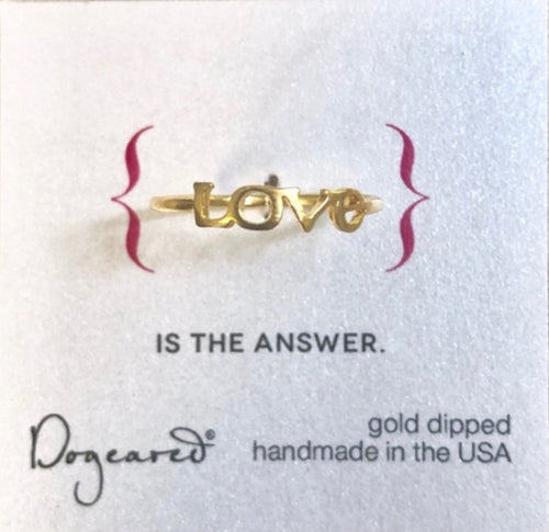 Dogeared Love Ring - Sterling Silver