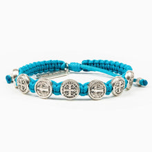 Load image into Gallery viewer, MSMH Benedictine Blessing Bracelet - Silver Medals