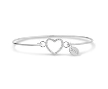 Load image into Gallery viewer, Pavé Icon Bracelet Open Heart