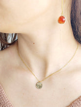 Load image into Gallery viewer, Birth Flower Necklace- Gold Filled