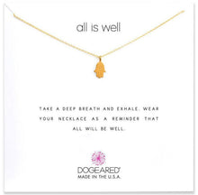 Load image into Gallery viewer, All is Well Hamsa Necklace  - Dogeared
