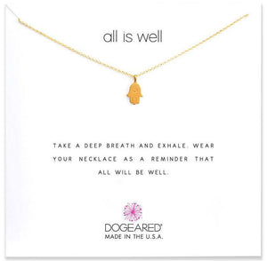 All is Well Hamsa Necklace  - Dogeared