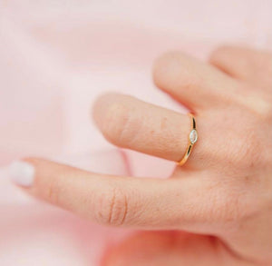 Slim Sparkler Ring