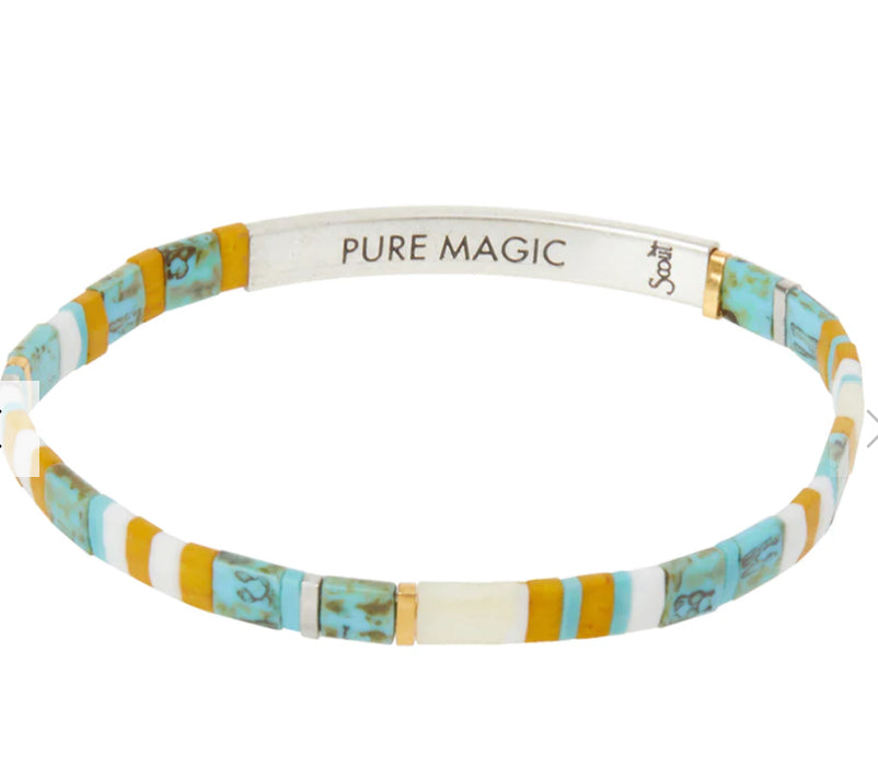 Good Karma Miyuki Bracelet | Pure Magic - Blue/Green