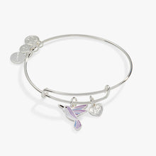 Load image into Gallery viewer, Joy Hummingbird Duo Charm Bangle Bracelet - Alex and Ani
